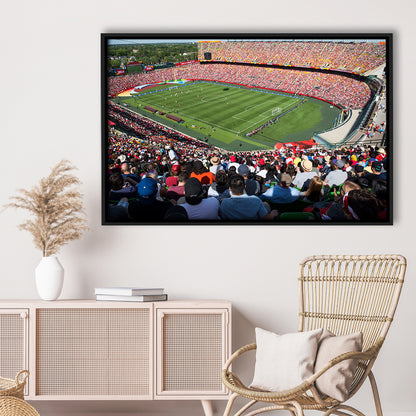 Commonwealth Stadium, Stadium Canvas, Sport Art, Framed Canvas Print Wall Art, Floating Frame