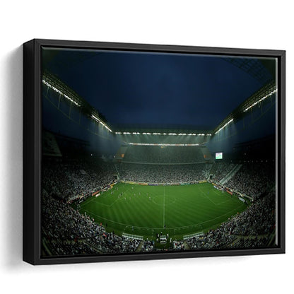 Corinthians Arena, Stadium Canvas, Sport Art, Fan Gifts, Framed Canvas Print Wall Art, Floating Frame