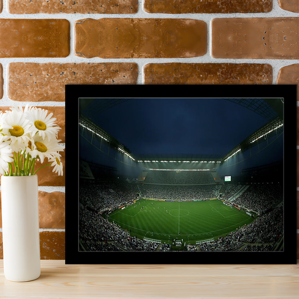 Corinthians Arena, Stadium Canvas, Sport Art, Fan Gifts, Framed Art Print Wall Decor, Picture Framed