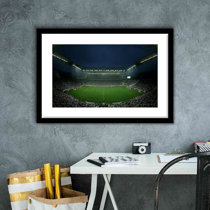 Corinthians Arena, Stadium Canvas, Sport Art, Fan Gifts, White Border Framed Art Print Wall Decor