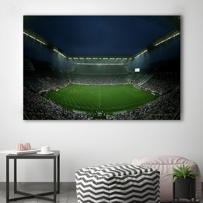 Corinthians Arena, Stadium Canvas, Sport Art, Fan Gifts, Man Cave Decor, Art Print, Canvas Print Wall Art