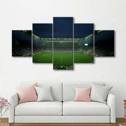 Corinthians Arena, Stadium Canvas, Sport Art, Fan Gifts, 5 Panel, Large Canvas, Canvas Print Wall Art