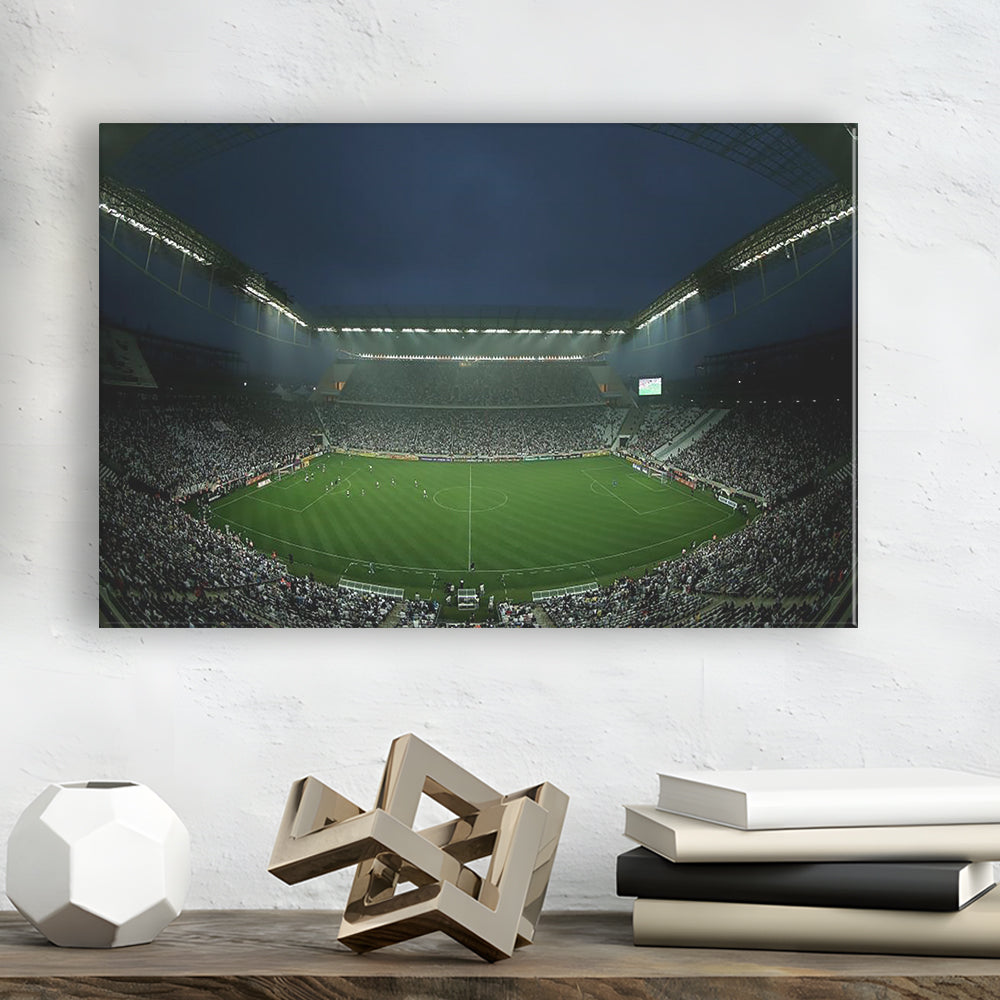 Corinthians Arena, Stadium Canvas, Sport Art, Fan Gifts, Man Cave Decor, Art Print, Canvas Print Wall Art