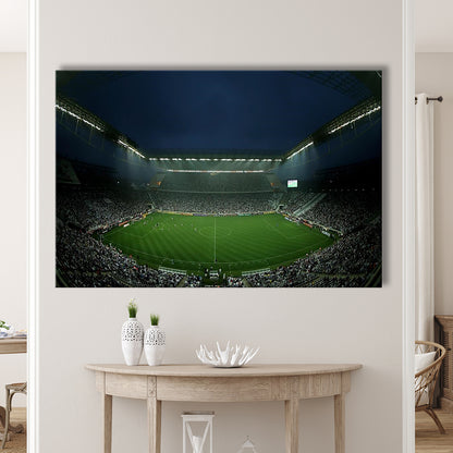 Corinthians Arena, Stadium Canvas, Sport Art, Fan Gifts, Man Cave Decor, Art Print, Canvas Print Wall Art