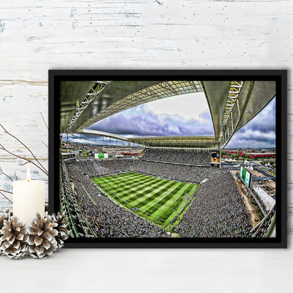 Corinthians Arena, Stadium Canvas, Sport Art, Framed Canvas Print Wall Art, Floating Frame