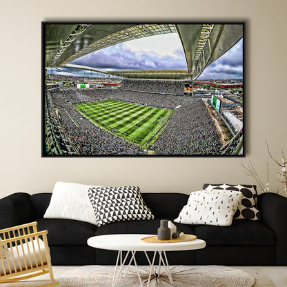 Corinthians Arena, Stadium Canvas, Sport Art, Framed Canvas Print Wall Art, Floating Frame