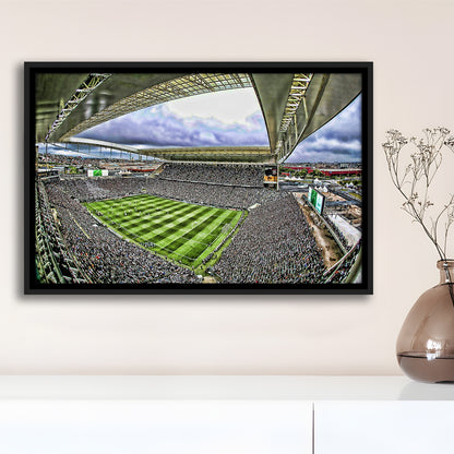 Corinthians Arena, Stadium Canvas, Sport Art, Framed Canvas Print Wall Art, Floating Frame