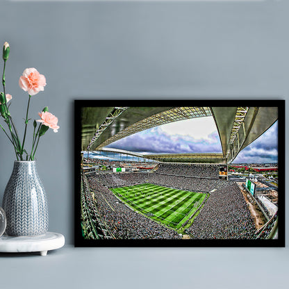 Corinthians Arena, Stadium Canvas, Sport Art, Gift for him, Framed Art Print Wall Decor, Picture Framed