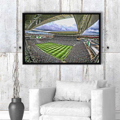 Corinthians Arena, Stadium Canvas, Sport Art, Framed Canvas Print Wall Art, Floating Frame
