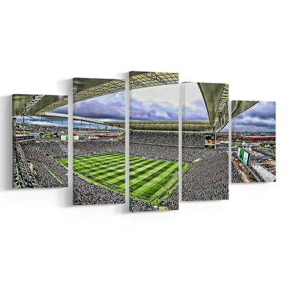 Corinthians Arena, Stadium Canvas, Sport Art, Gift for him, 5 Panel, Large Canvas, Canvas Print Wall Art