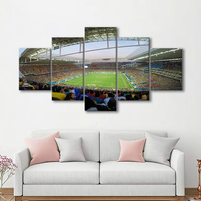 Corinthians Stadium, Stadium Canvas, Sport Art, Gift for him, 5 Panel, Large Canvas, Canvas Print Wall Art