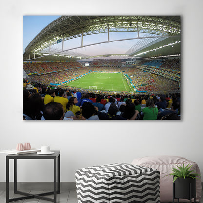 Corinthians Stadium, Stadium Canvas, Sport Art, Gift for him, Man Cave Decor, Art Print, Canvas Print Wall Art