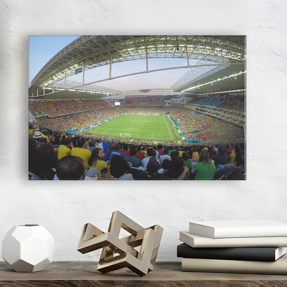 Corinthians Stadium, Stadium Canvas, Sport Art, Gift for him, Man Cave Decor, Art Print, Canvas Print Wall Art