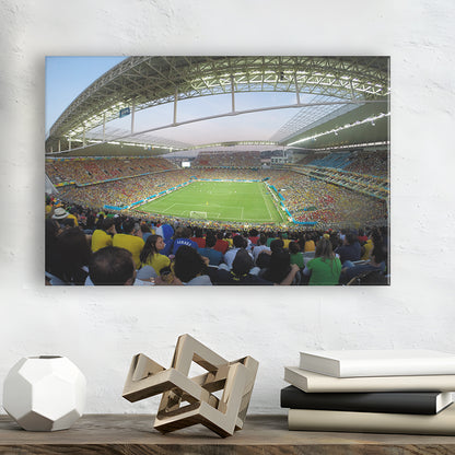 Corinthians Stadium, Stadium Canvas, Sport Art, Gift for him, Man Cave Decor, Art Print, Canvas Print Wall Art