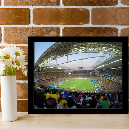 Corinthians Stadium, Stadium Canvas, Sport Art, Gift for him, Framed Art Print Wall Decor, Picture Framed