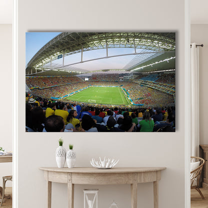 Corinthians Stadium, Stadium Canvas, Sport Art, Gift for him, Man Cave Decor, Art Print, Canvas Print Wall Art