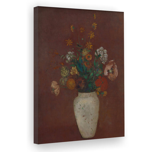 Cottage Core Decor Botanical Canvas Print Wall Art, Moody Canvas Print Wall Art, Neutral Floral Art ,Trendy Wall Art
