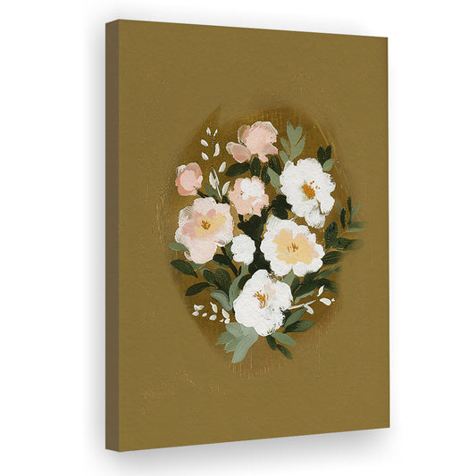 Cottage Core Decor Botanical Canvas Print Wall Art, Victorian Decor Neutral Canvas Print Wall Art, Spring Decor Art
