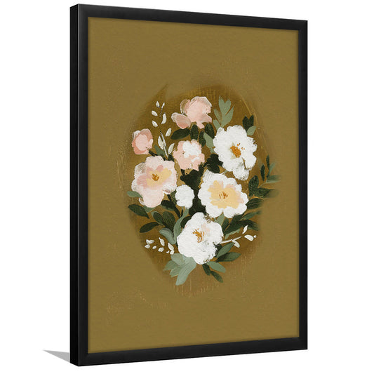 Cottage Core Decor Botanical Framed Art Print Wall Decor, Victorian Decor Neutral Print Wall Art, Spring Decor Art