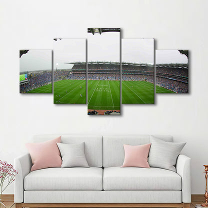 Croke Park, Stadium Canvas, Sport Art, Gift for him, 5 Panel, Large Canvas, Canvas Print Wall Art