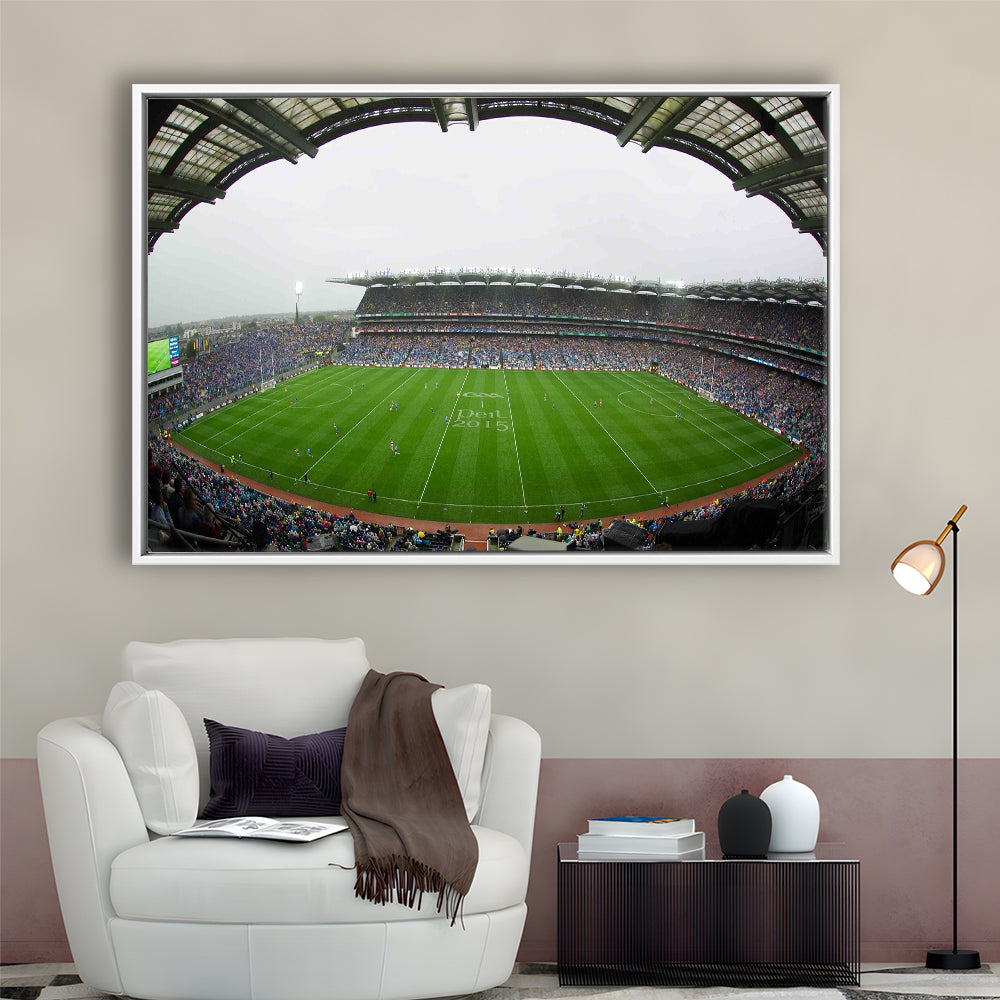 Croke Park, Stadium Canvas, Sport Art, Framed Canvas Print Wall Art, Floating Frame