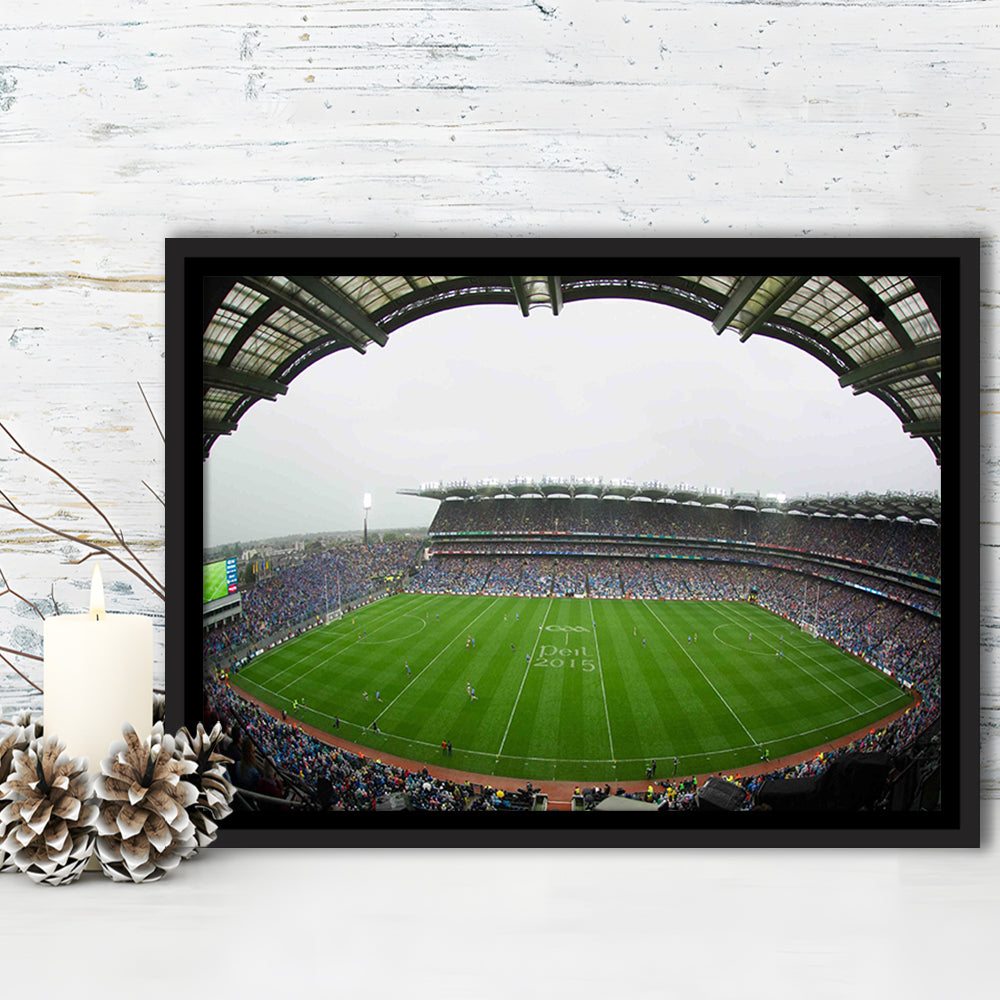Croke Park, Stadium Canvas, Sport Art, Framed Canvas Print Wall Art, Floating Frame