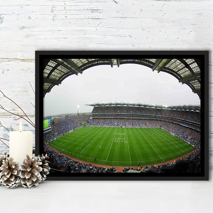 Croke Park, Stadium Canvas, Sport Art, Framed Canvas Print Wall Art, Floating Frame