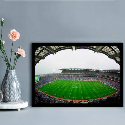 Croke Park, Stadium Canvas, Sport Art, Gift for him, Framed Art Print Wall Decor, Picture Framed