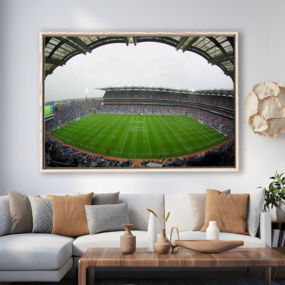 Croke Park, Stadium Canvas, Sport Art, Framed Canvas Print Wall Art, Floating Frame