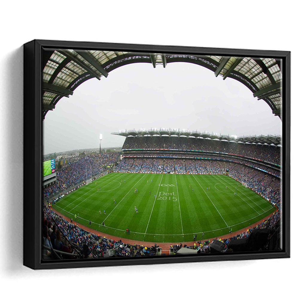Croke Park, Stadium Canvas, Sport Art, Framed Canvas Print Wall Art, Floating Frame