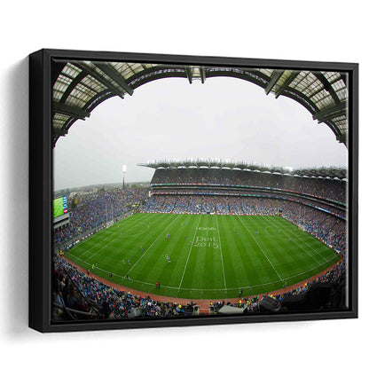 Croke Park, Stadium Canvas, Sport Art, Framed Canvas Print Wall Art, Floating Frame