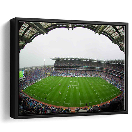 Croke Park, Stadium Canvas, Sport Art, Framed Canvas Print Wall Art, Floating Frame