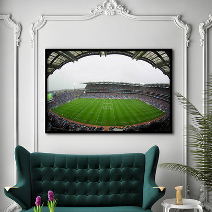 Croke Park, Stadium Canvas, Sport Art, Gift for him, Framed Art Print Wall Decor, Picture Framed