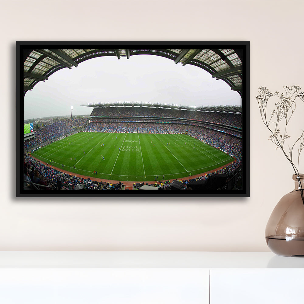 Croke Park, Stadium Canvas, Sport Art, Framed Canvas Print Wall Art, Floating Frame