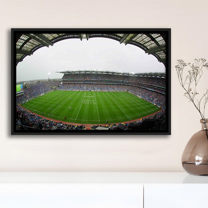 Croke Park, Stadium Canvas, Sport Art, Framed Canvas Print Wall Art, Floating Frame
