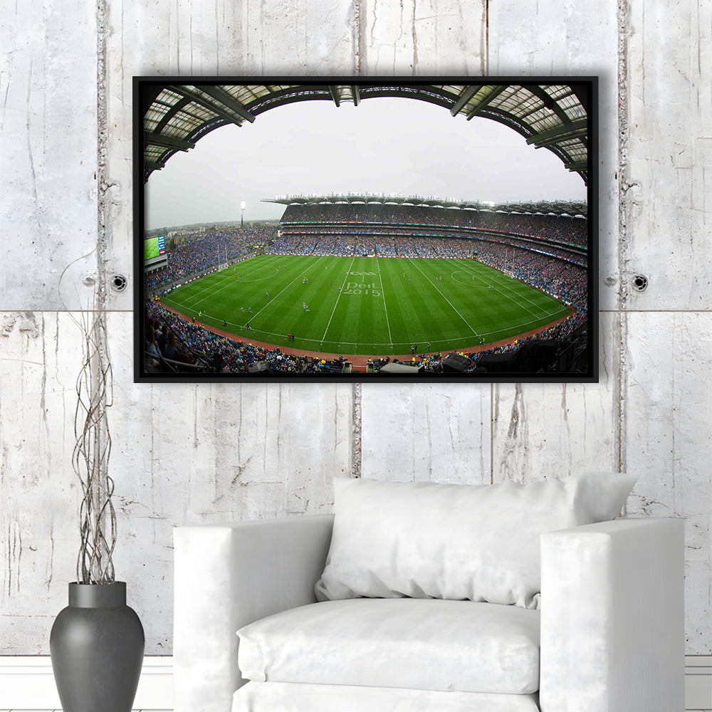 Croke Park, Stadium Canvas, Sport Art, Framed Canvas Print Wall Art, Floating Frame