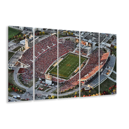 Cyclones Stadium, Stadium Canvas, Sport Art, 5 Panel B, Extra Large Canvas, Canvas Print Wall Art