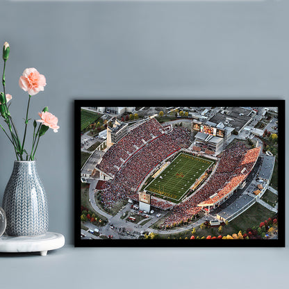 Cyclones Stadium, Stadium Canvas, Sport Art, Gift for him, Framed Art Print Wall Decor, Picture Framed