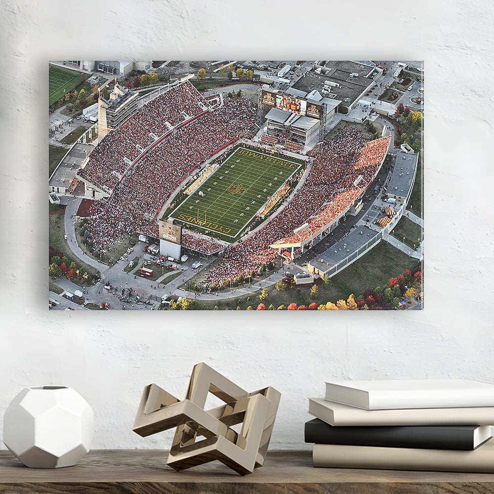 Cyclones Stadium, Stadium Canvas, Sport Art, Gift for him, Man Cave Decor, Art Print, Canvas Print Wall Art