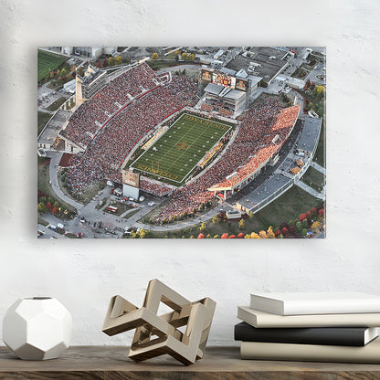 Cyclones Stadium, Stadium Canvas, Sport Art, Gift for him, Man Cave Decor, Art Print, Canvas Print Wall Art