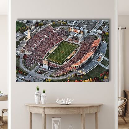 Cyclones Stadium, Stadium Canvas, Sport Art, Gift for him, Man Cave Decor, Art Print, Canvas Print Wall Art