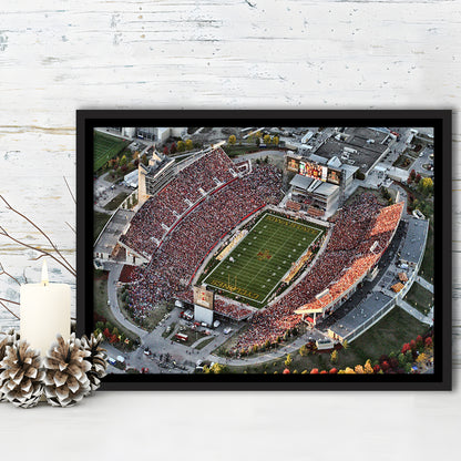 Cyclones Stadium, Stadium Canvas, Sport Art, Framed Canvas Print Wall Art, Floating Frame