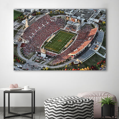 Cyclones Stadium, Stadium Canvas, Sport Art, Gift for him, Man Cave Decor, Art Print, Canvas Print Wall Art