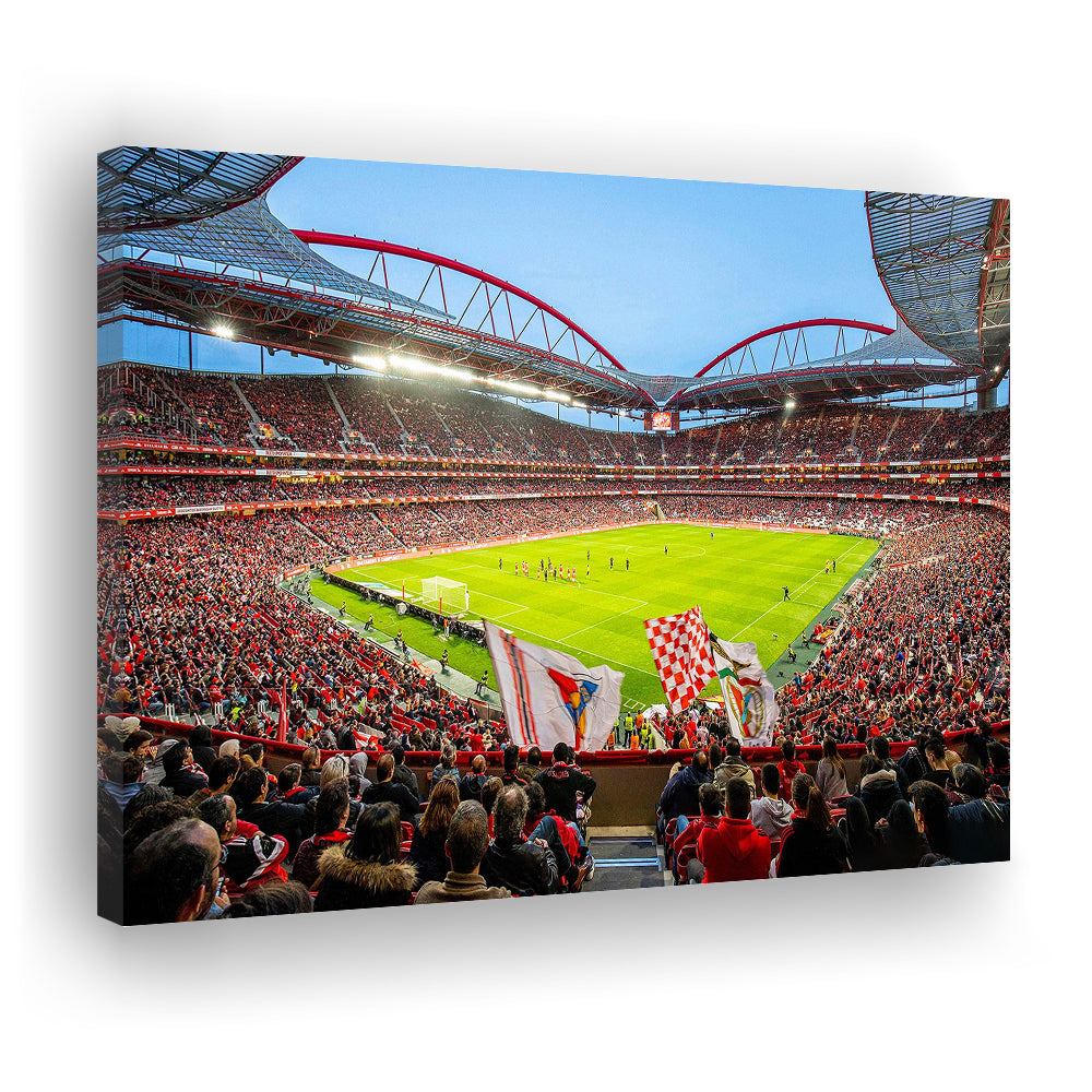 Da Luz Estadio, Stadium Canvas, Sport Art, Gift for him, Man Cave Decor, Art Print, Canvas Print Wall Art