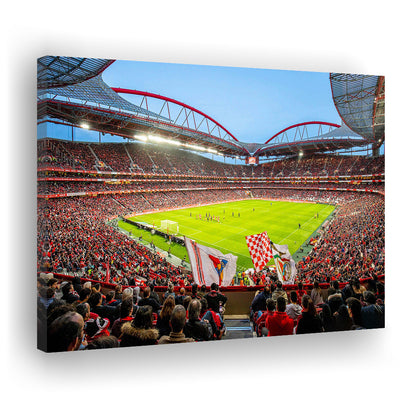 Da Luz Estadio, Stadium Canvas, Sport Art, Gift for him, Man Cave Decor, Art Print, Canvas Print Wall Art