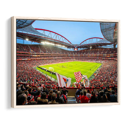Da Luz Estadio, Stadium Canvas, Sport Art, Framed Canvas Print Wall Art, Floating Frame