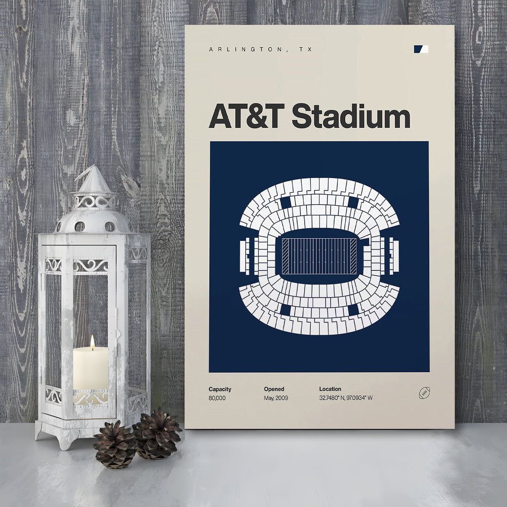 Dallas Stadium Print, AT&T Stadium Print, Fan Gifts, Sport Art, Canvas Print Wall Art