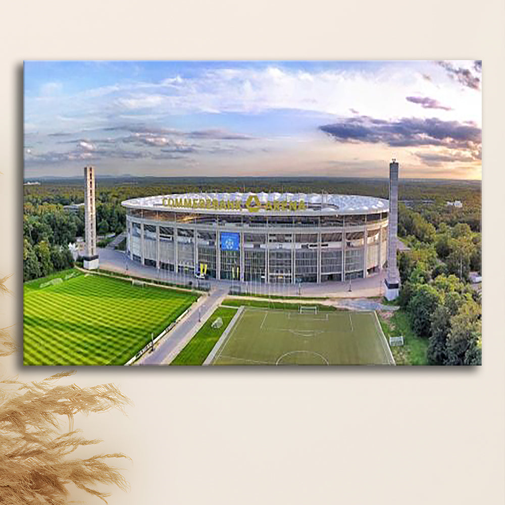 Deutsche Bank Park, Stadium Canvas, Sport Art, Gift for him, Man Cave Decor, Art Print, Canvas Print Wall Art