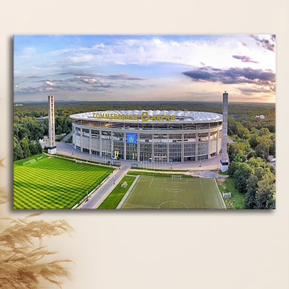 Deutsche Bank Park, Stadium Canvas, Sport Art, Gift for him, Man Cave Decor, Art Print, Canvas Print Wall Art