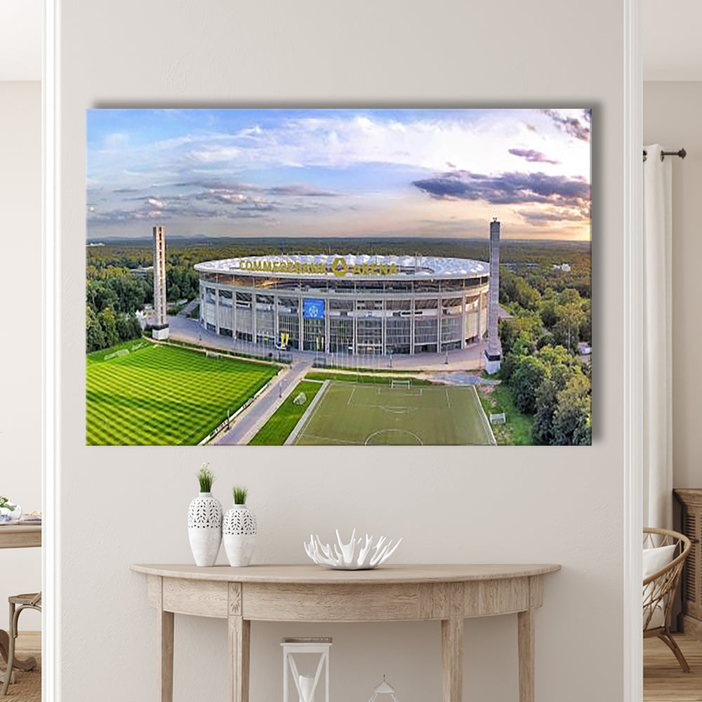 Deutsche Bank Park, Stadium Canvas, Sport Art, Gift for him, Man Cave Decor, Art Print, Canvas Print Wall Art
